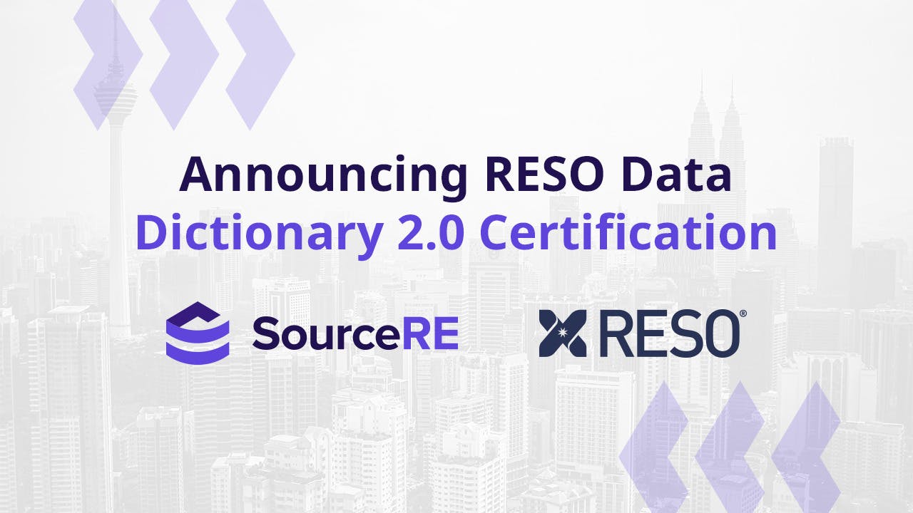 SourceRE Passes RESO Data Dictionary 2.0 Certification3