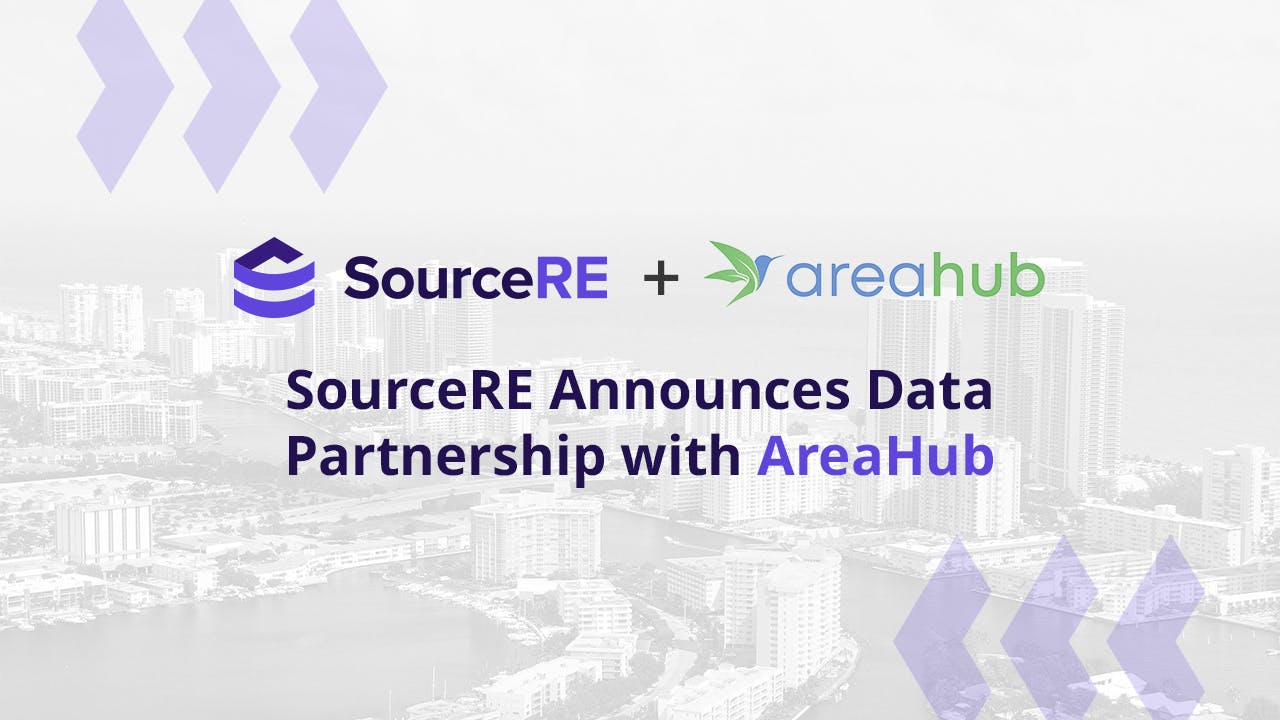 AreaHub and SourceRE Announce Data Partnership1